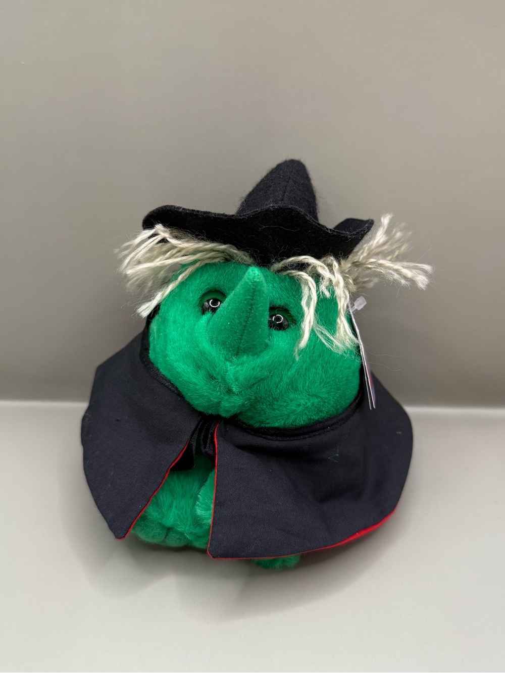 Vintage Swibco Puffkins Halloween Wicked Witch Plush Stuffed Animal